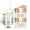 MARIE D' ARGAN Kit Cremas Faciale Oro 24K, Y Limpiador