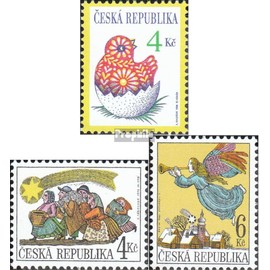 czech republic Mi.-number.: 172,197-198 (complete.issue.) 1998 Easter, christmas (Stamps for collectors) Christmas