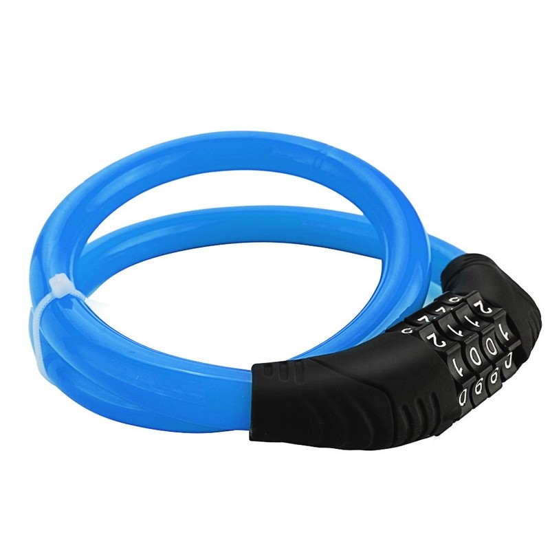 Sanwo Security Bike Lock 4 Digit Resettable Combination Cable Lock