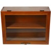 Operitacx Acrylic Front Display Case Shadow Boxes Wooden Display Cabinet