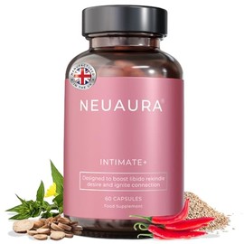 Neuaura Intimate+ Daily Intimate Health & Vitality Supplement – Premium Made in The UK – Performance Wellness Support with Natural Ingredients – Intimate Balance, Energy & Confidence