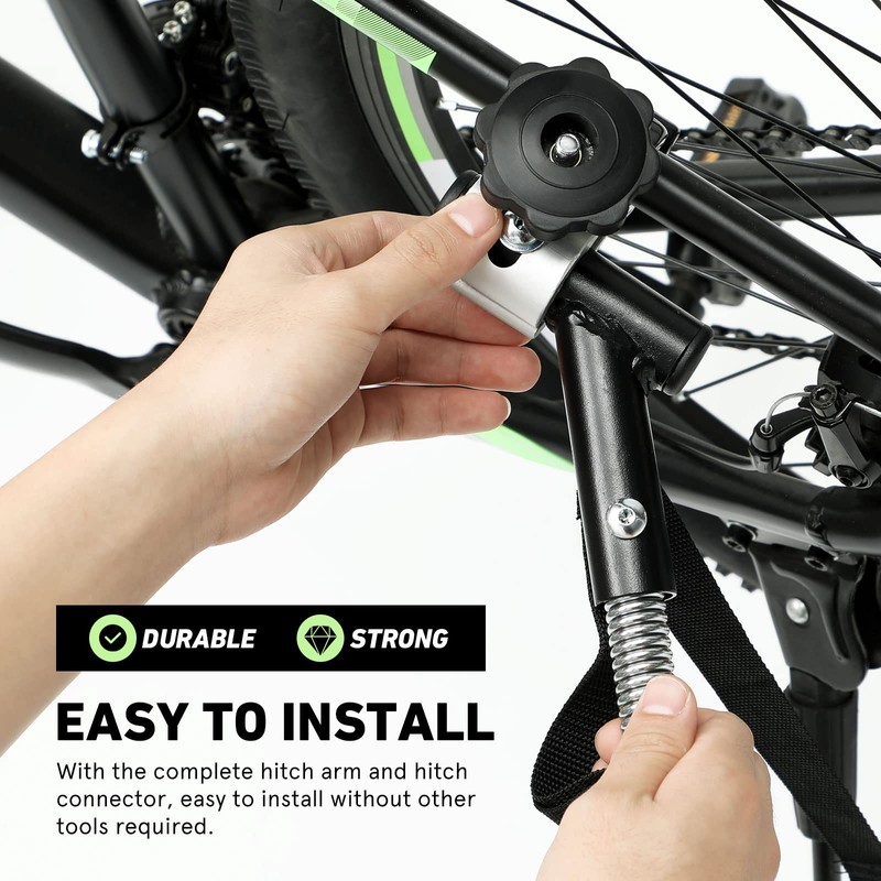 VORCOOL Universal Bicycle Towing Hitch Aluminium Alloy Left Bicycle Towing
