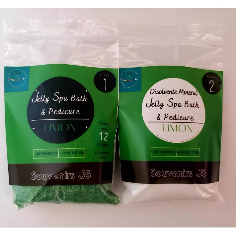 Souvenirs JS Pack De 10 Jelly Spa Bath & Pedicure