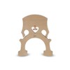 Despiau bass bridge, double bass bridge Superieur Planet D 3/4