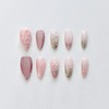 [Yeoun Blush] Handmade nail tips - Stiletto / [여운 Blush]