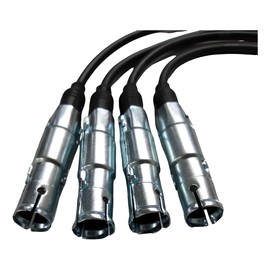 Set Cables Bujia Encendido Vmingo Auto 2.0L 8.5mm Silicona Compatible con Jetta A4 Derby Golf | Bobina Cuadrada