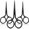 Mudder 3 Pack Small Nose Scissors Facial Hair Trimming Mini