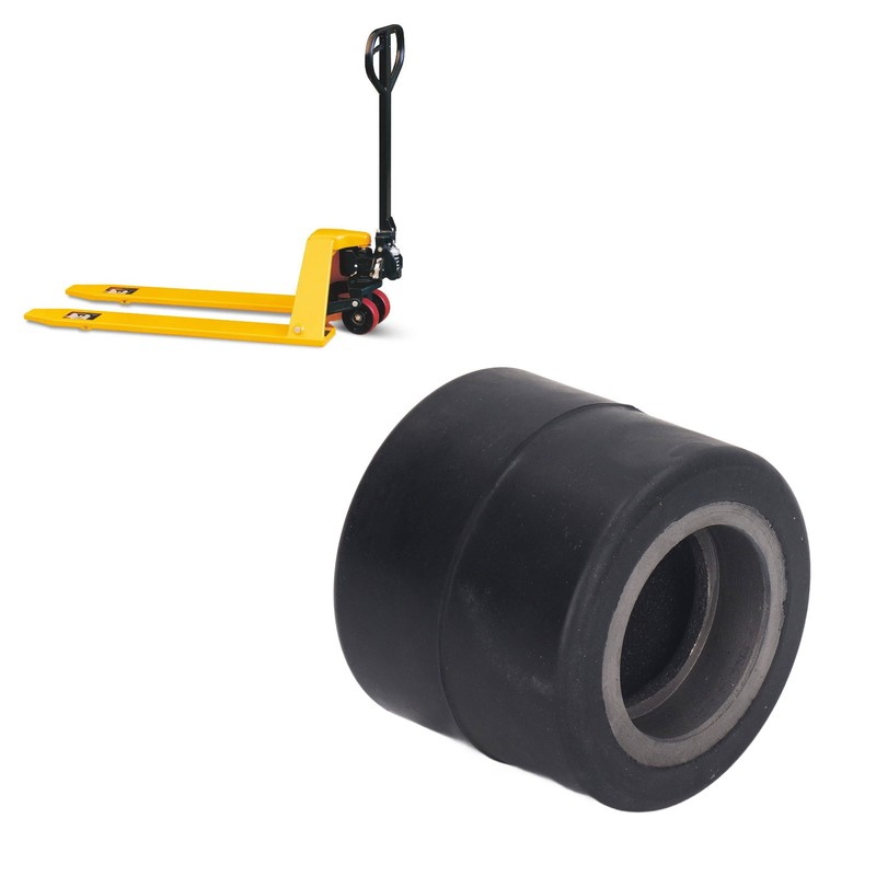 Truck Load Wheel 80 X 70mm Stainless Steel Rubber Scratch