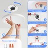 SunRider LED Flush Mount Ceiling Light Fixture, 6000K Cool White,
