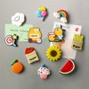 12pcs Creative Cute Cartoon Refrigerator, 3D Soft Plastic Refrigerator Can
