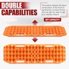 BUNKER INDUST Off-Road Traction Boards with Jack Base, 1 Pair