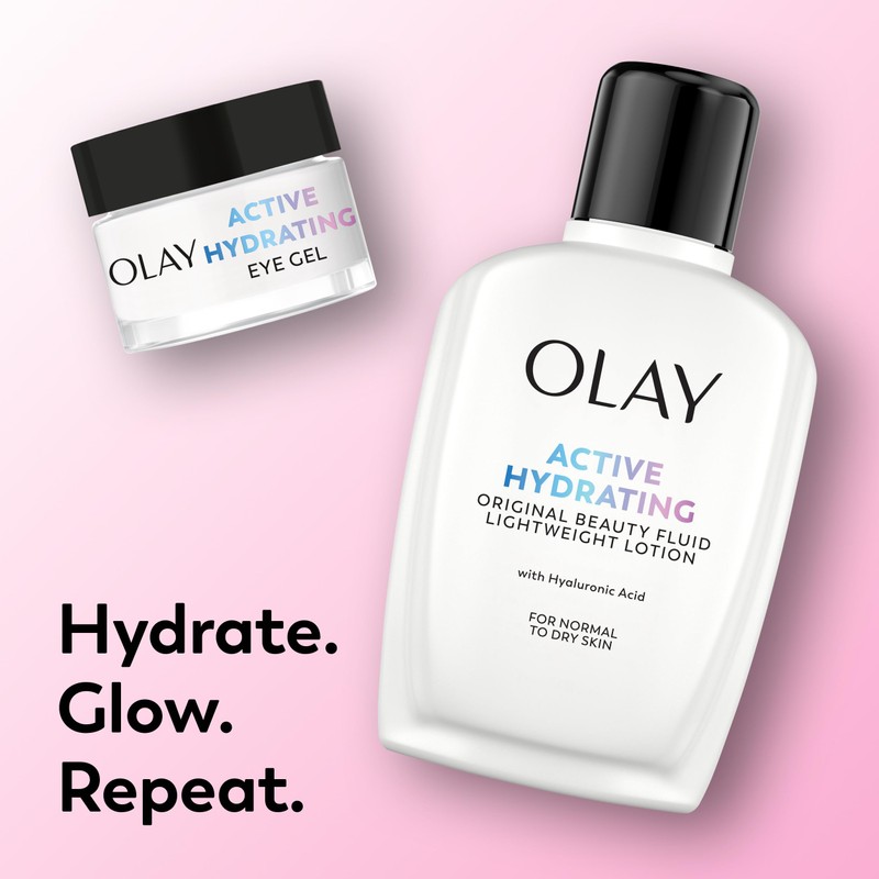 Olay Face Moisturizer, Active Hydrating Beauty Moisturizing Lotion, 6 fl