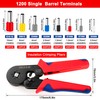 Crimping Pliers Wire End Ferrules Set, 1200 Pieces Ferrules, Cable
