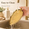 Gold Spoon Rest, Utensil Holder for Kitchen Counter and Stove