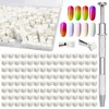 300PCS Nail Sponges for Ombre, Nail Art Tools Sponge Brush