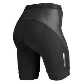 AERO|TECH|DESIGNS | Women's Elite Padded Cycling Shorts | Premium Long Distance Biking Short | Small | Black