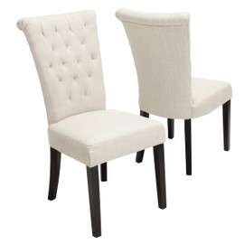 Christopher Knight Home 238618 Venetian Dining Chairs, 2-Pcs Set, Light Beige