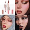 Lápiz de Labios y Pintalabios Líquido 2 en 1 con