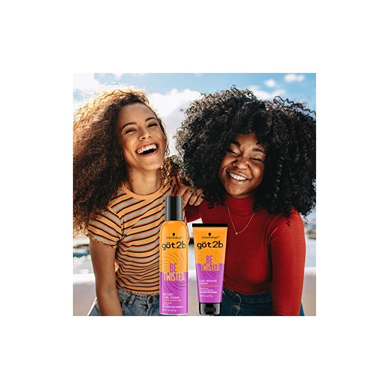 Got2b Be Twisted Curl Reviver Cream, 6.8 Ounce (Pack of