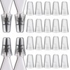 Pour Spout Covers Translucent Liquor Pourer Covers Universal Bottle Pour