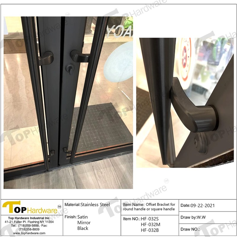 Top Hardware Stainless Steel 316 Mid-Post for Extra Length Ladder