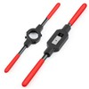 Leriton 2 Pcs Adjustable Tap Wrench Handle Round Die Stock
