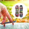 NJYW 8-in-1 Fingerboard Skate Park Kit with 3 Mini Fingerboards,