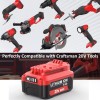 FOR Craftsman 2Pack 20V V20 6.0Ah For Craftsman 20Volt MAX