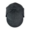 Sherlock Holmes Herringbone Wool Blend Hat (Large) Gray