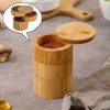 Spice Box with 3 Levels Magnetic Closure, Bamboo Spice Box,