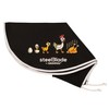 Kukuxumusu Ham Cover Black 50% Cotton Ham Cover 55cm Ideal