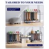Kitsure Shoe Rack - Stainless Steel Shoe Organizer, Sturdy Shoe