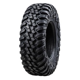 Tusk Terrabite 27x9-12 Radial Tire for UTV/ATV, Medium/Hard Terrain, Heavy Duty 8-Ply Rated Construction, Reinforced Sidewall Tread Armor, Durable Off-Road Performance