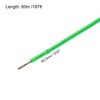 sourcing map 2.5mm (3/32 inch) Green Vinyl Coated Wire Rope,
