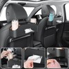 Cozioz Car Backseat Multifunctional Cup Holder Organizer with Tissue Box
