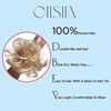 CAISHA 100% HUMAN HAIR Scrunchie Hair Piece Updo Braid Hair