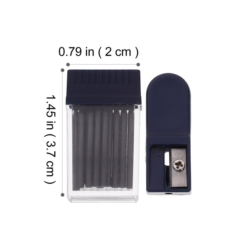 Operitacx 2mm Graphite Compass Lead, Break Resistant Compass Refill with