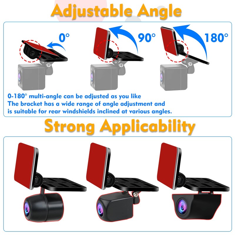Reversing Camera Bracket 【No Drilling】Rear Window Bracket for Most Rear
