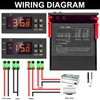 2pcs STC-1000 Digital Temperature Controller, 110-220V Digital Temperature Controller Thermostat,