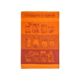 Coucke Cotton Jacquard Printed Tea Towel Spice Rack 50 x 75 cm