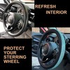 PINCTROT Bling Bling Comfy Steering Wheel Cover with Jumbo Crystal
