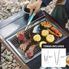 Naturehike Camping Charcoal Grill for IGT Table, Folding Barbecue Grill