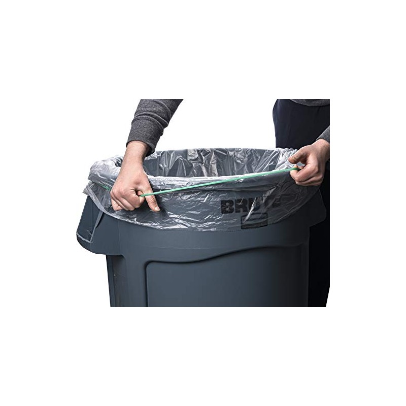 Tasker Rubber Bands for 55 Gallon Trash Cans, (Value -