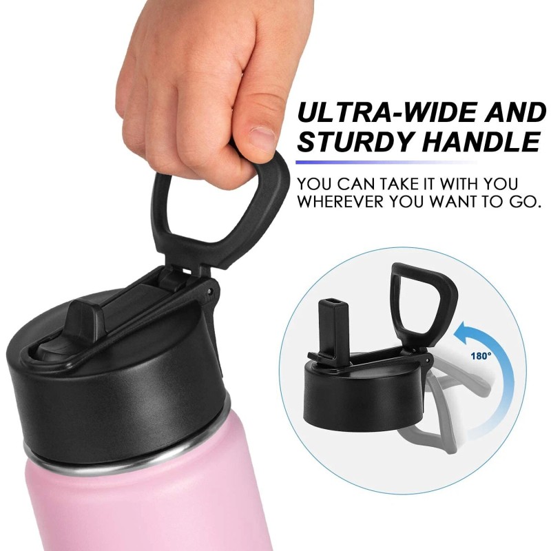 koodee 16 oz Water Bottle Stainless Steel Double Wall Vacuum
