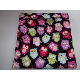 Microwave Potato Bag Cooker Snoozie Owl Baked Potato Bag, All Cotton, Handmade, Kitchen Utensil
