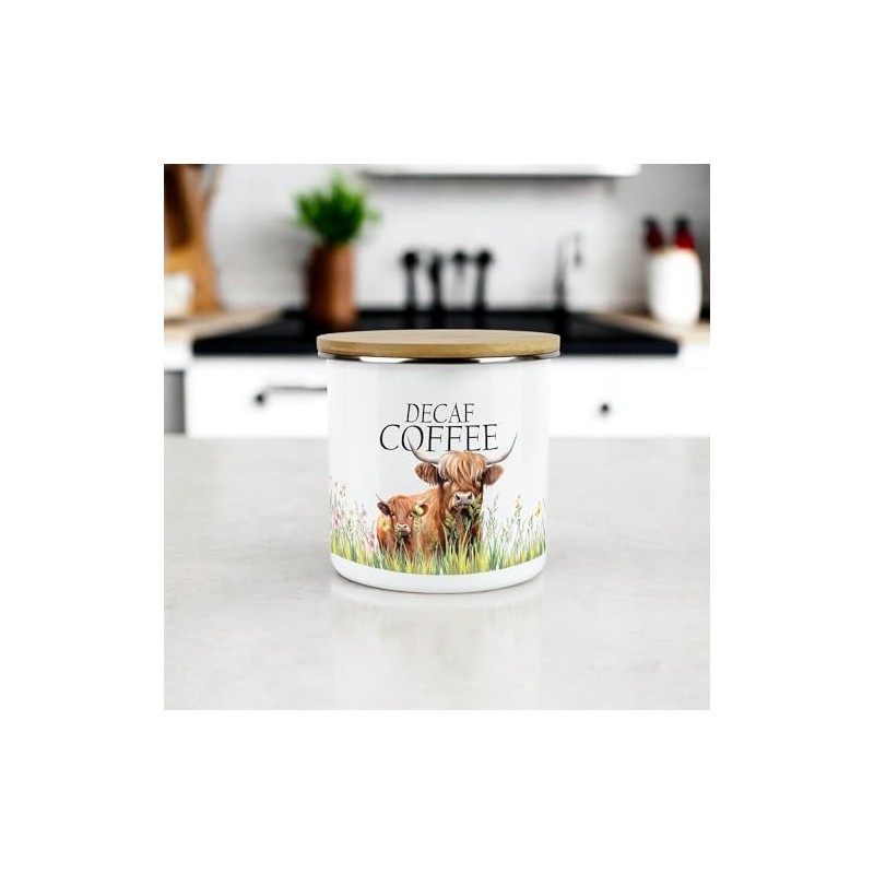 Purely Home Highland Cow & Calf Decaf Coffee - Country