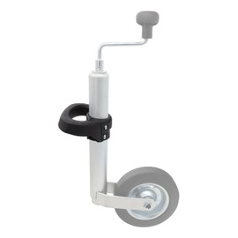 Manoeuvring Handle for 48 mm Trailer Jockey Wheel Towbar Wheel Bow Wheel Caravan Trailer Manoeuvring Aid Red/Black (Black Ungummed)