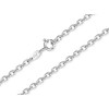 Silver Fine Curb Anklet – width 2.2 mm Length 23