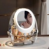 Sooyee Makeup Organizer,Make Up Organizer Stands,Acrylic Makeup Storage 10 Makeup