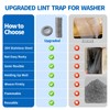 40 Pieces Lint Traps Stainless Steel Washing Machine Lint Snare